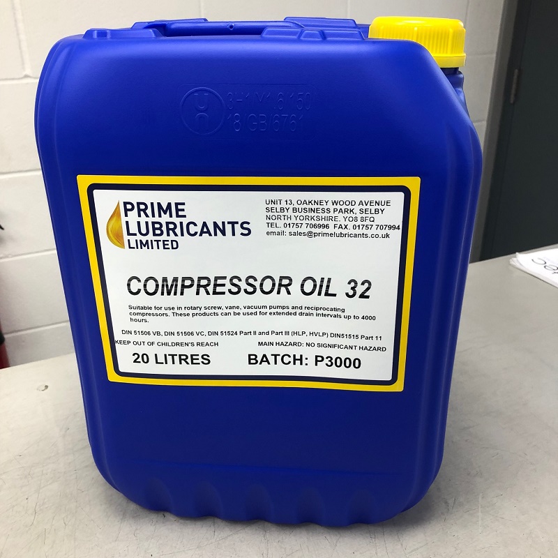 Prime Compressor Oil 32 (20LITRE)
